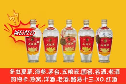 海东市循化回收老五粮液